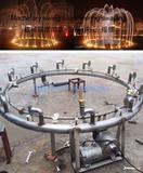 Mechanical swing fountain-ring swaying