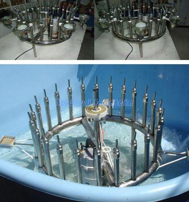 Small circular fountain