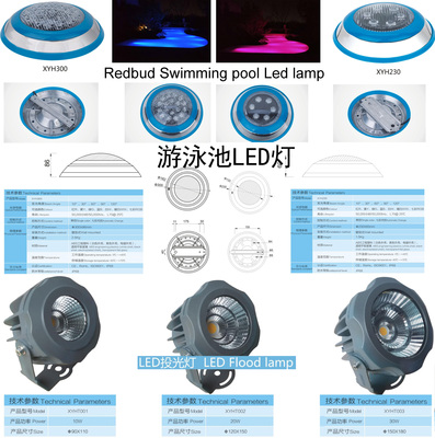 Swimming led lamp游泳池灯