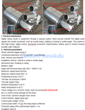 All stainless steel CNC swing nozzle with one direction-A series